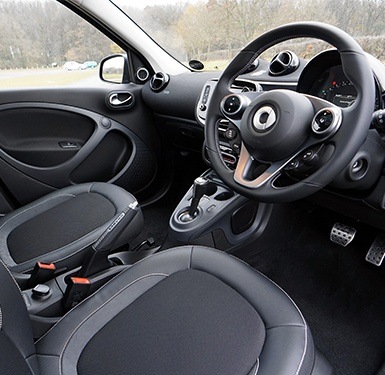 interior view of a car